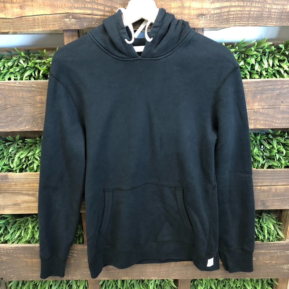 Reigning Champ Men’s Black Hoodie Sweatshirt